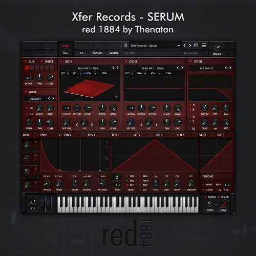 Xfer Serum Skins red-1884