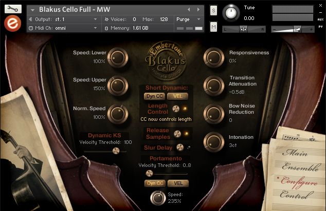 Blakus Cello 24-bit Edition Kontakt Library