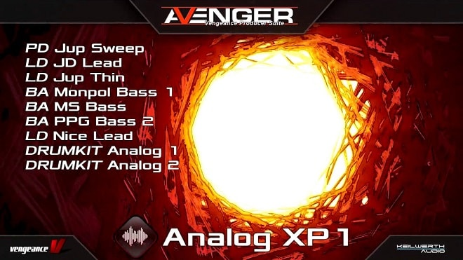 Vengeance Sound Avenger Expansion pack: Analog Synth