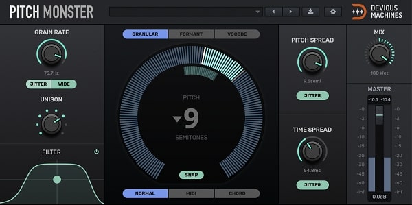 PitchMonster v1.0.19 - mind-blowing pitch effects