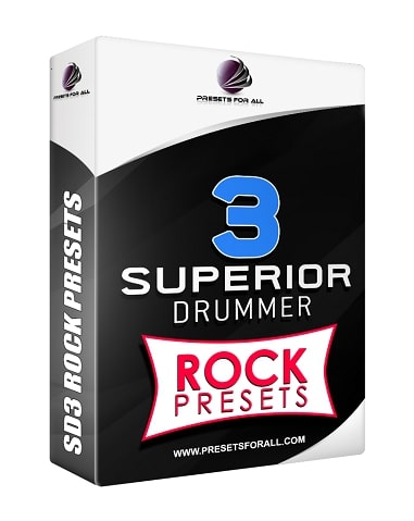 Presets For All - ROCK PRESETS - Superior Drummer 3 Preset Pack