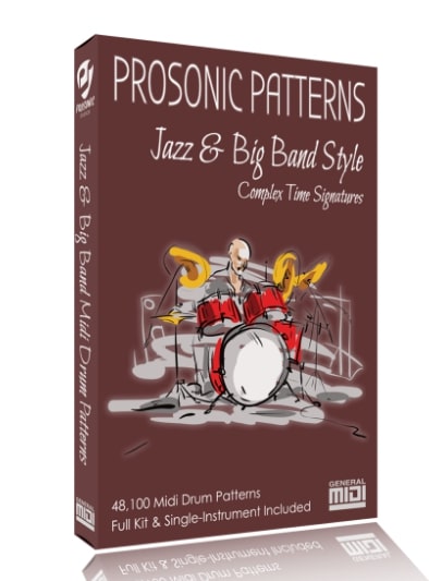Prosonic Studios Midi Grooves Jazz & Big Band Midi Drum Library