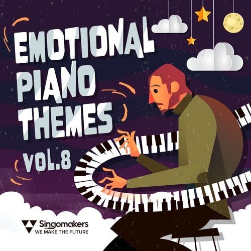 Emotional Piano Themes Vol.8 Sample Pack WAV MIDI