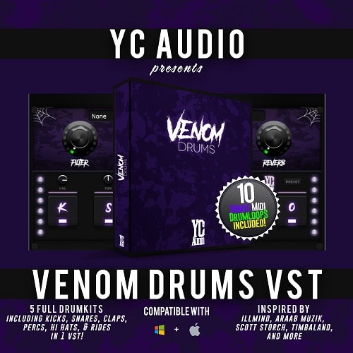 YC Audio Venom Drums VST AU WIN & MacOSX