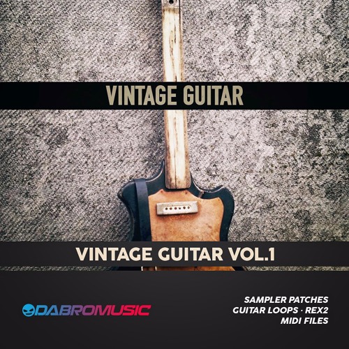 DABRO Music Vintage Guitar MULTIFORMAT
