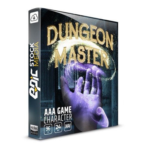 Epic Stock Media AAA Game Character Dungeon Master WAV