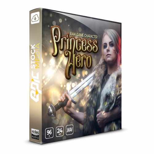 Epic Stock Media AAA Game Character Princess Hero WAV