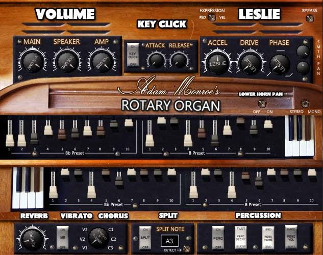 Adam Monroe Music Rotary Organ v2.5 AAX AU VST [WIN MacOSX]