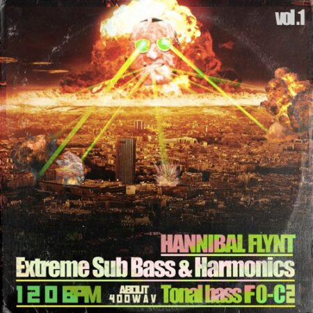 Hannibal FLYNT F0 to C2 Extreme Sub & 808 Library (120 BPM) WAV