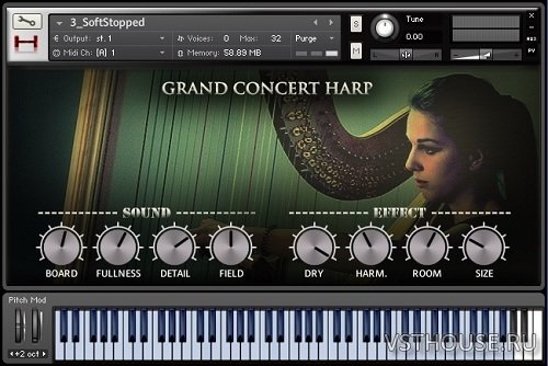 Hephaestus Sounds Grand Concert Harp KONTAKT