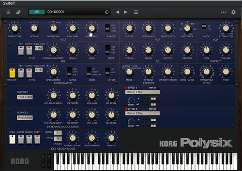 KORG Polysix v2.2.0 WIN