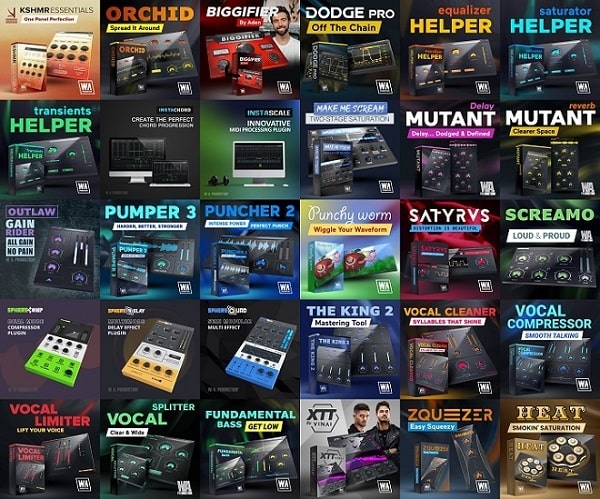W.A. Production Plugins Collection VST2 VST3 AAX [WIN]