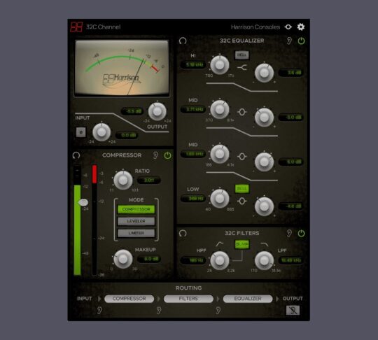Harrison 32C Plugins v1.0.1 WIN MacOS