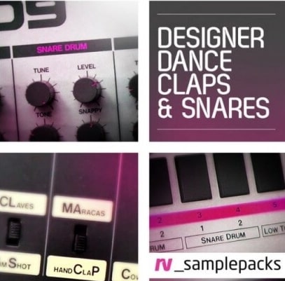 RV Samplepacks Designer Dance Claps Snares & Stax WAV