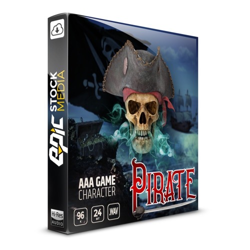 Epic Stock Media AAA Game Character Pirate WAV