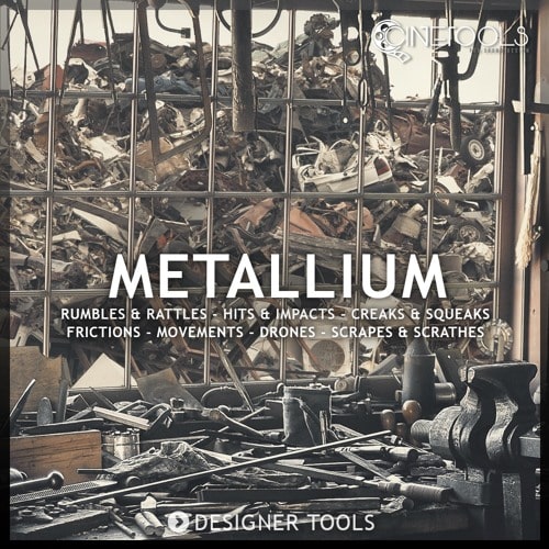 Cinetools Metallium - High Quality Metallic Sound Effects WAV