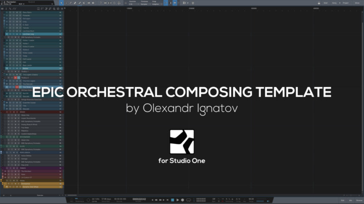 Olexandr Ignatov Epic Orchestral Template (Studio One)