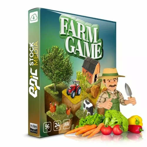 Epic Stock Media Farm Game - Casual Farming Simulation Sound Effects WAV