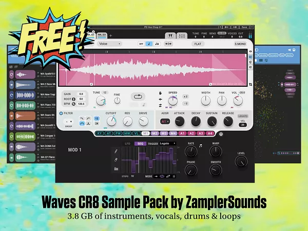 ZamplerSounds Waves CR8 Sample Pack WAV