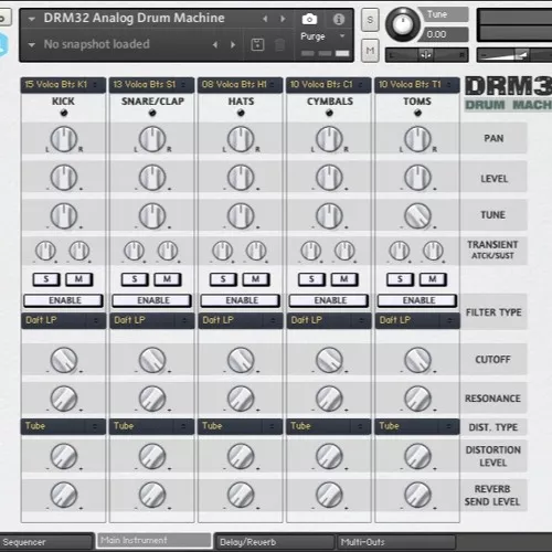 Autodafe DRM32 Analog Drum Machine KONTAKT