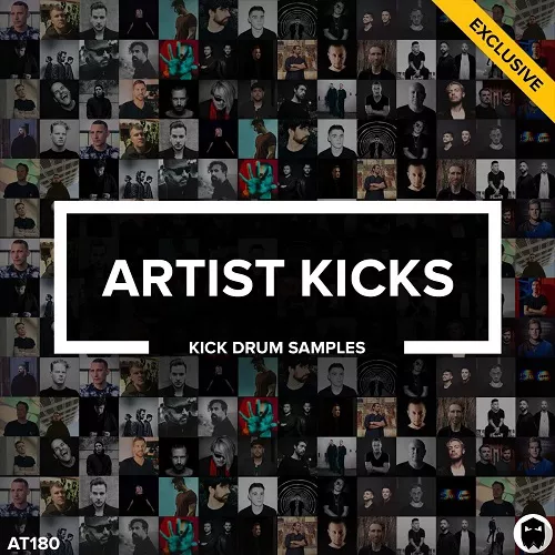 AT180 Artist Kicks // Kick Drum Samples WAV