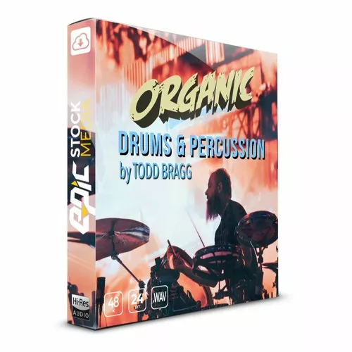 Epic Stock Media Organic Drums & Percussion by Todd Bragg WAV