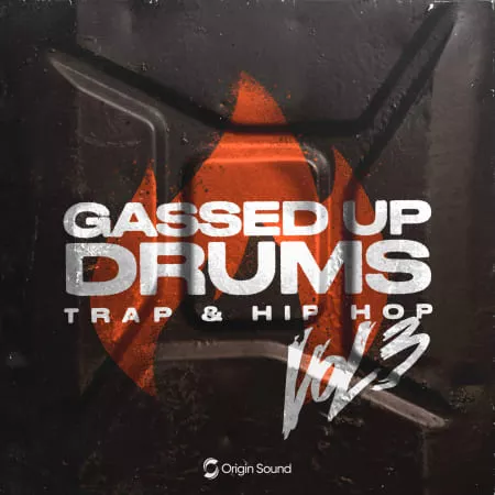 GASSED UP DRUMS 3 - Trap & Hip Hop WAV