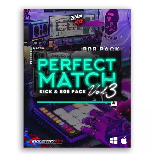 IndustryKits The Perfect Match Vol3 [Kick & 808 Pack] WAV FST