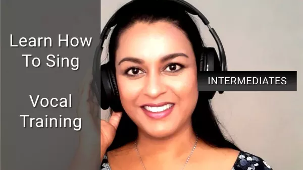 Learn How to Sing: Vocal Training Intermediate Level TUTORIAL