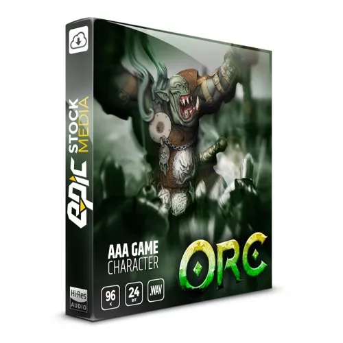 Epic Stock Media AAA Game Character Orc WAV