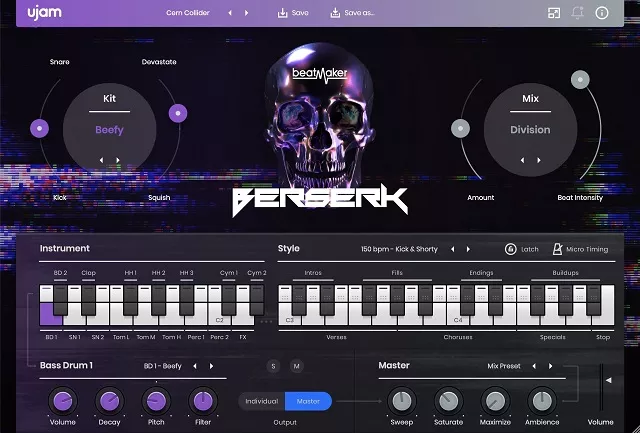 uJAM Beatmaker Berserk 2.2.1 [WIN]