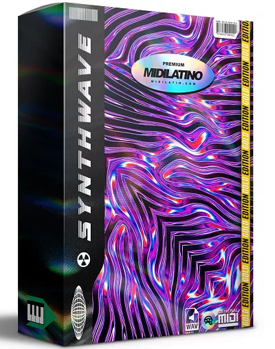 Midilatino Premium Synthwave SAMPLE Pack Vol. 3 [WAV MIDI]