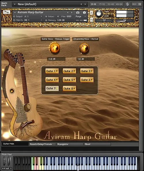Aviram Dayan Production Aviram Harp Guitar KONTAKT