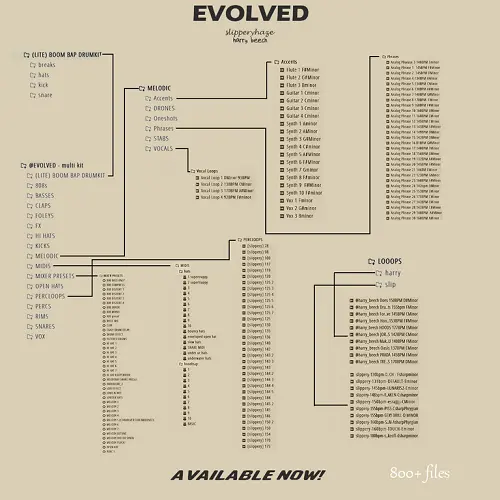Slipperyhaze EVOLVED Multi-Kit WAV MIDI FST
