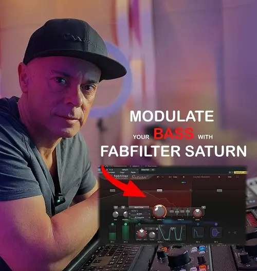 MyMixLab Luca Pretolesi Modulate your Bass with Fabfilter Saturn TUTORIAL