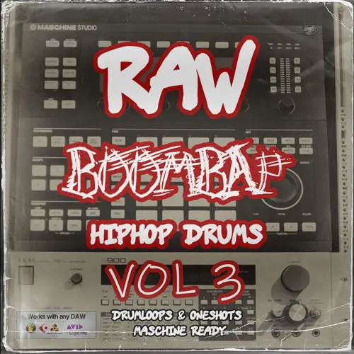 Scarebeatz Raw BoomBap HipHop Drums Vol.3 [WAV MASCHINE PRESETS]