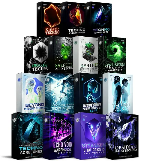 Ghosthack TITAN Techno Mega Bundle WAV MIDI PRESETS